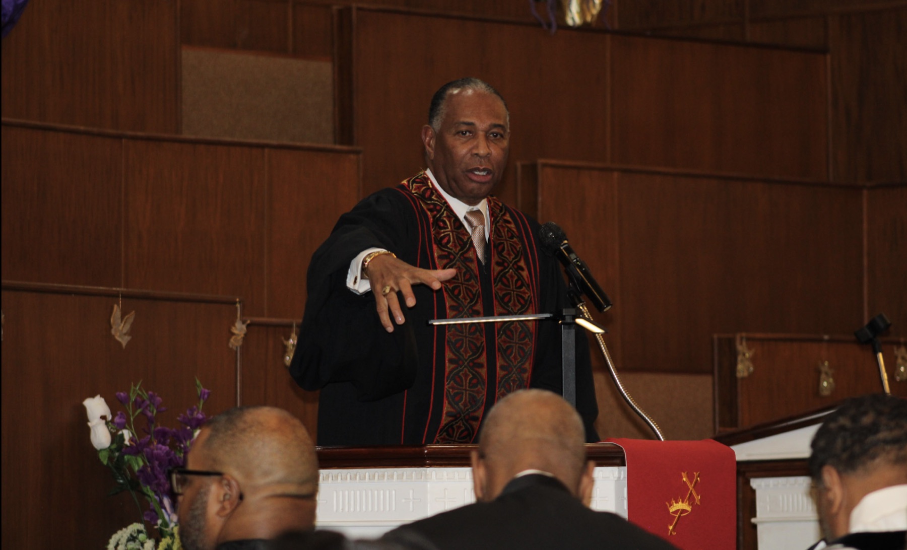 CHL Special Advisor Rev. Jacques A. DeGraff delivers the Blessing of the Healers
