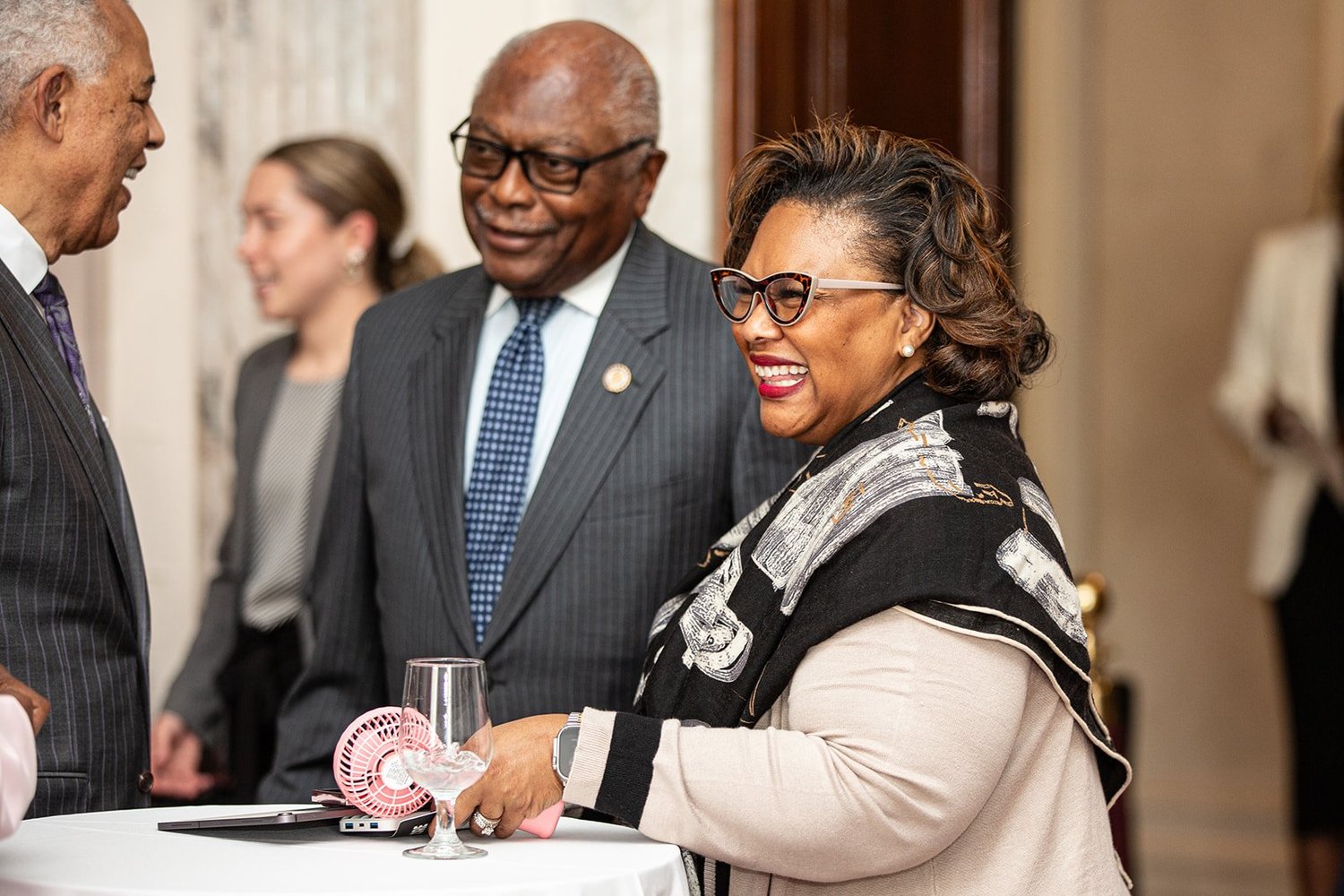 CHL President & CEO Rev. Kimberly Williams with Rep. Jim Clyburn (SC)