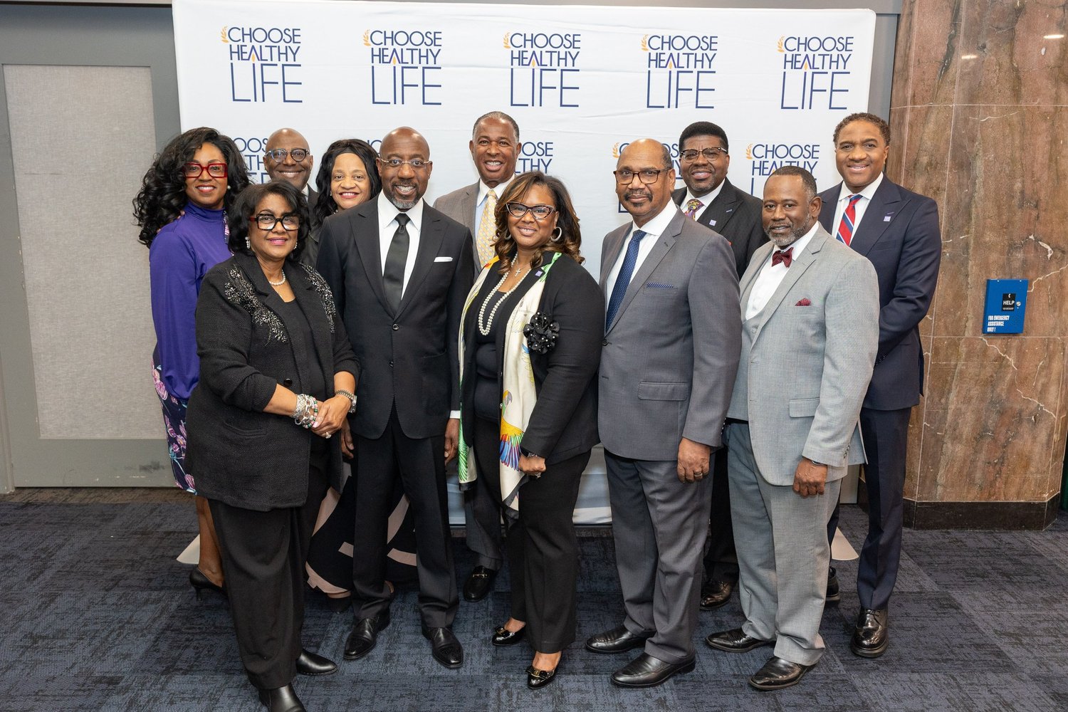 Sen. Raphael Warnock (GA) with CHL Clergy