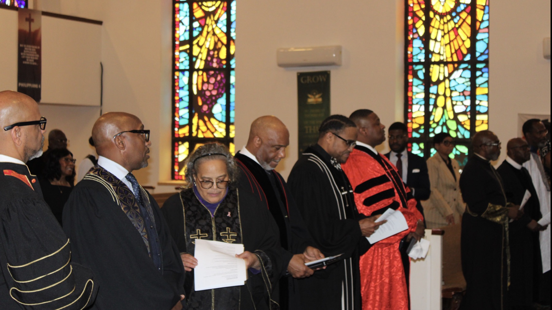CHL New York Clergy at the end of the opening Processional