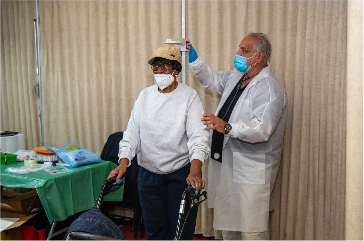 Health screening at a CHL church