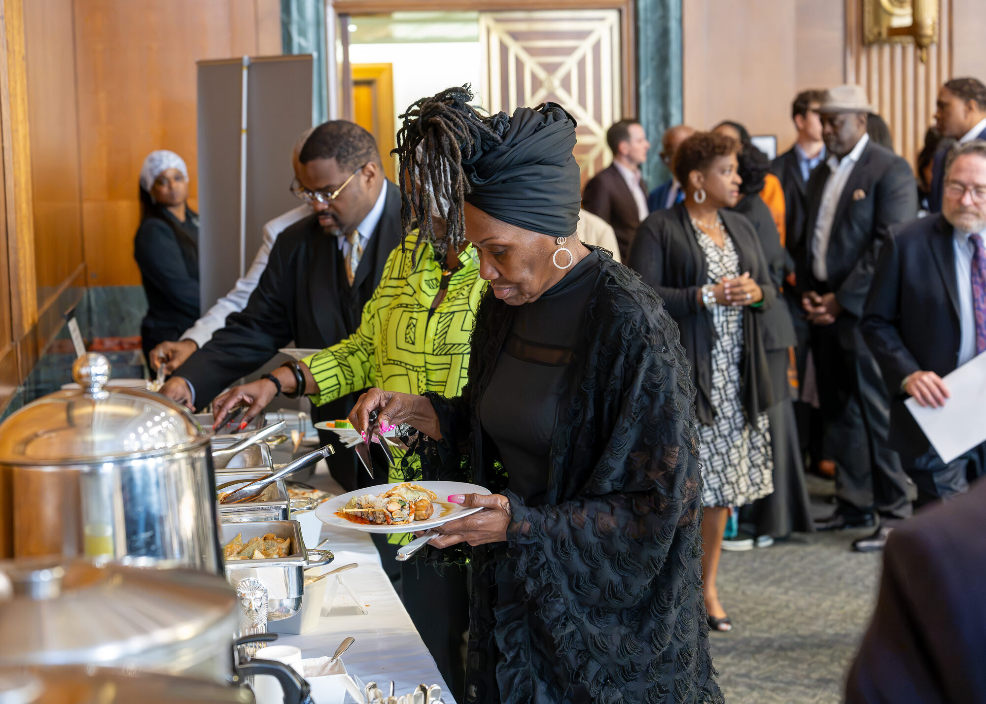 Attendees at the luncheon