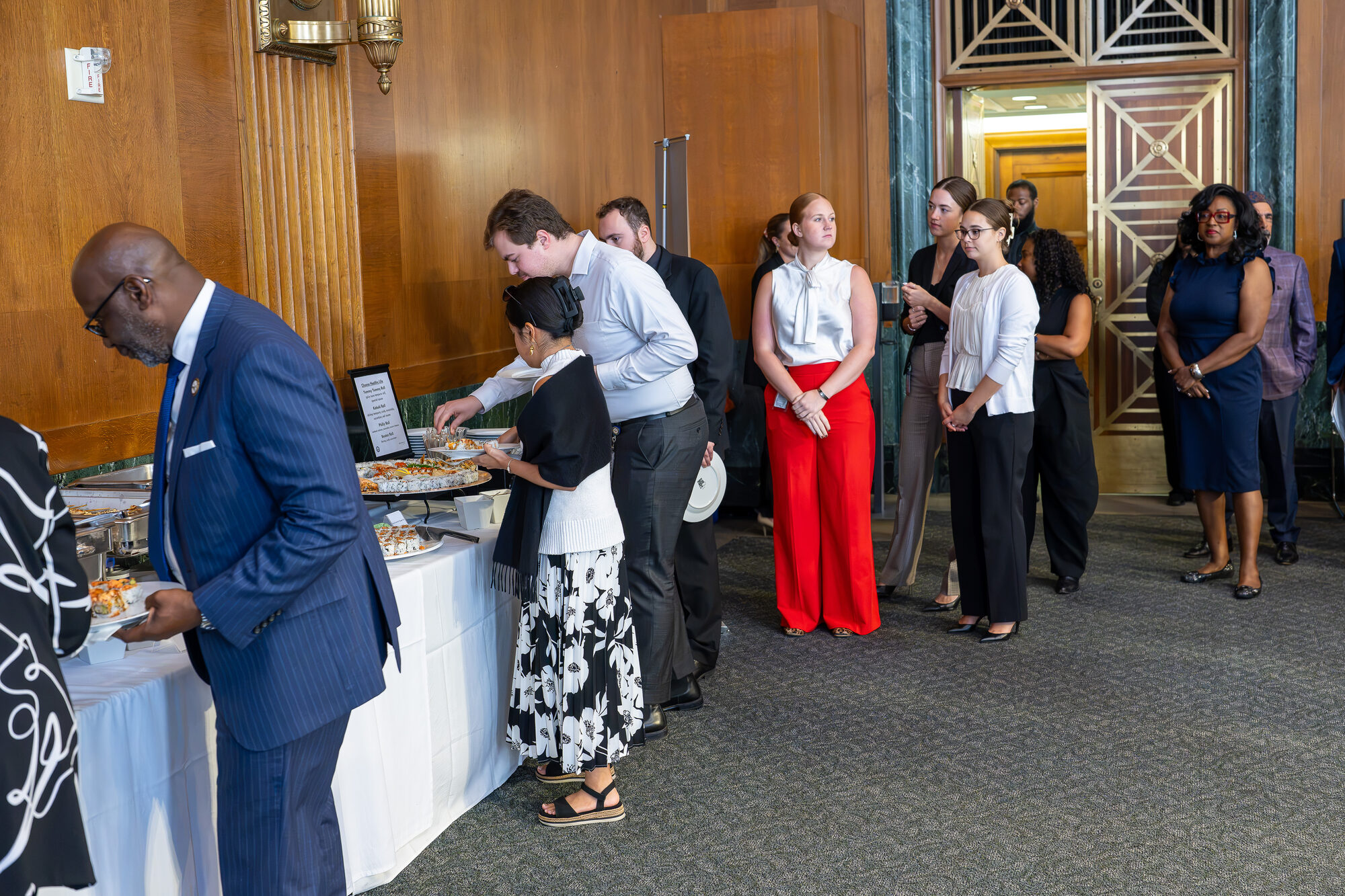Attendees at the luncheon
