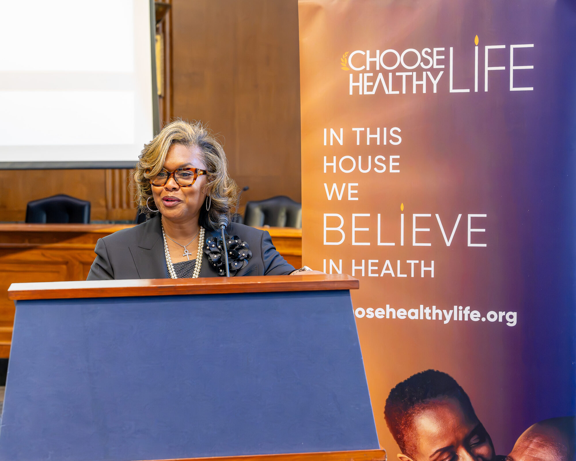 CHL President & CEO Rev. Kimberly L. Williams opens the event
