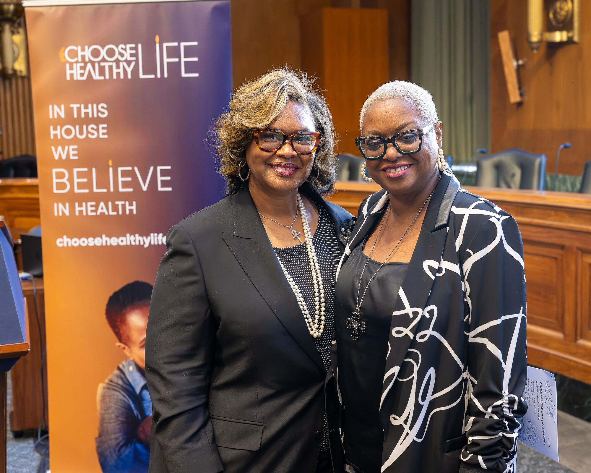 Rev. Kimberly L. Williams with CHL Clergy Council Co-Chair Bishop Leah D. Daughtry